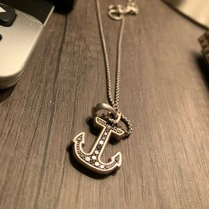 David Yurman anchor pendant